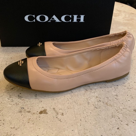 Coach Shoes - * NWT* Bonnie Leather Ballet Shoe